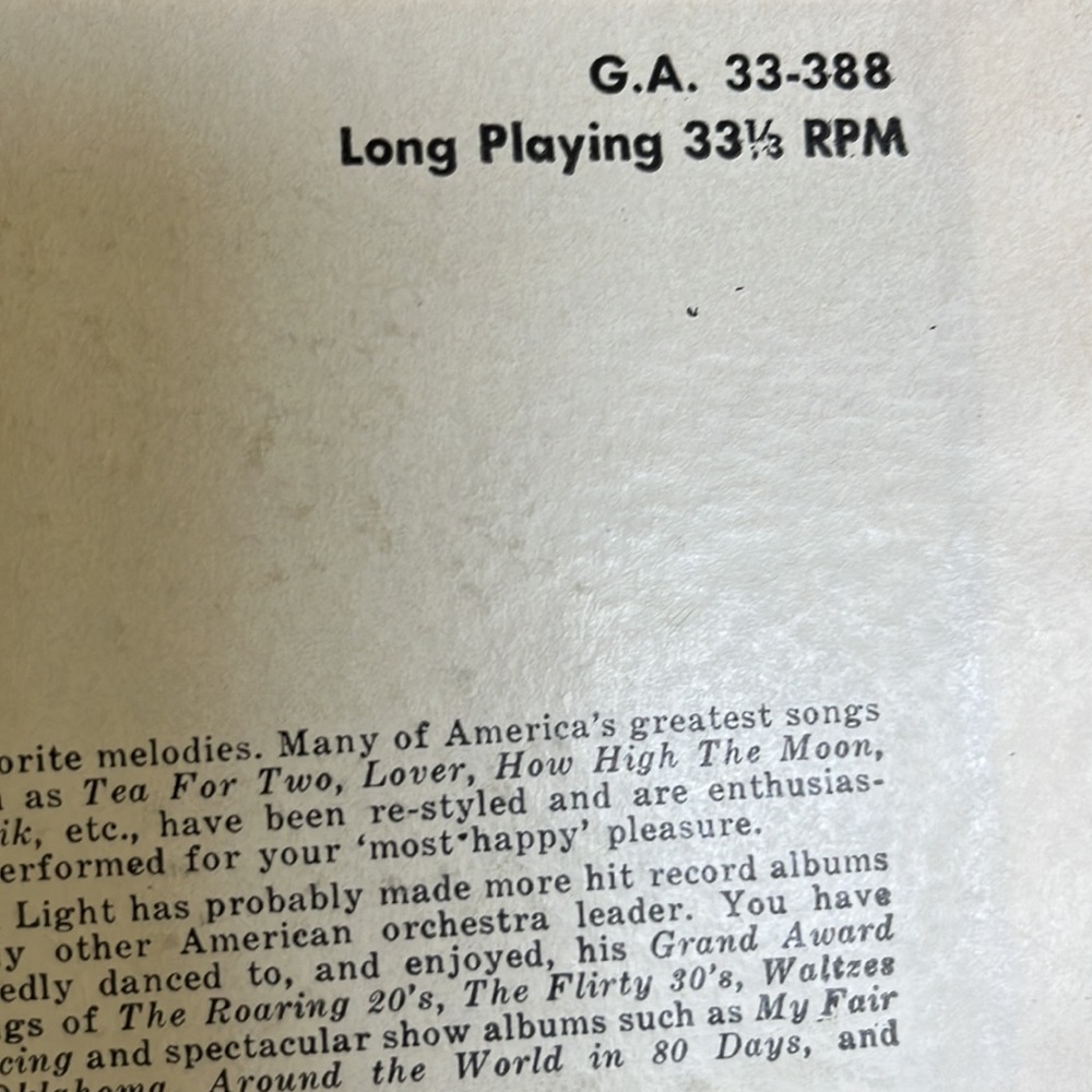 Vintage LP album I want to be Happy Cha Chas Enoch Light and the Light Brigade - Picture 8 of 16